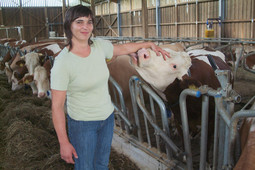 Ivanka Sačer, jedna je od mnogih vlasnika farmi za uzgoj krava za proizvodnju mlijeka, kojima je Županija dala poticaje i pomogla pri dobivanju kredita