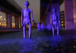 Skulpture instalirane ispred UN-ovog summita u Kopenhagenu; Foto: Reuters