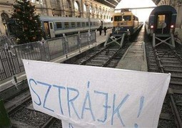 U Mađarskoj je željeznički promet otežan