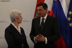 Jadranka Kosor i Borut Pahor (arhiva)