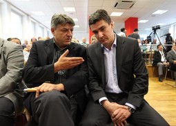 Zlatko Komadina i Zoran Milanović. Photo: Tomislav Miletić/24sata (arhiva)