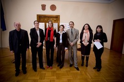 Sudionici okruglog stola na predstavljanju Top stipendije u Zadru (Foto:I.Šoban)