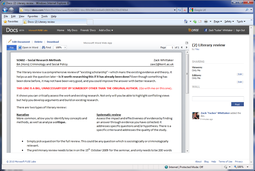 Docs for Facebook temelje se na MS Office Web Appsima
