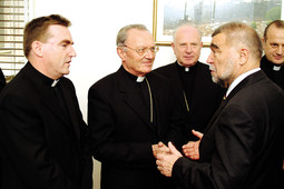 Predsjednik Stjepan Mesić i kardinal Josip Bozanić