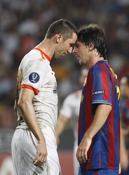 Darijo Srna i Lionel Messi