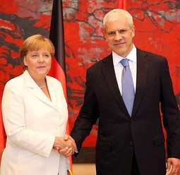 Angela Merkel i Boris Tadić