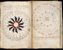 Vojnovichev rukopis pun je astronomskih simbola i botaničko poljoprivrednoljekarničkih
biljaka