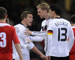 Michael Ballack i Lukas Podolski 