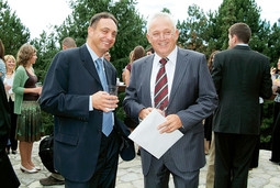 Igor Oppenheim, predsjednik uprave Ingre, i Tomislav Dragičević, čelni čovjek Ine koja će prvih godina otkupljivati sav biodizel proizveden u Slavonskom Brodu