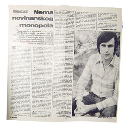 GORAN MILIĆ novinarstvom se počeo baviti početkom '70-ih, a 1978. je već bio urednik središnjeg TV Dnevnika u Beogradu
