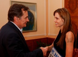 Haris Silajdžić i Angelina Jolie