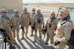 VOJNICI HV-a na dogovoru prije polaska na svoj zadatak u afganistanskoj borbenoj zoni