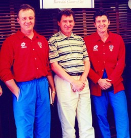 OSJEČANI U NOGOMETNOM SAVEZU Zoran Cvrk (lijevo), Antun Novalić (u sredini) i slavni nogometaš Davor Šuker (desno)