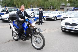 VINCENT DEGERT Šef delegacije Europske
komisije snimljen na
policijskom motociklu