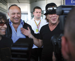 Mickey Rourke stigao je u
Dubrovnik sa svojim prijateljem iz boksačkih dana Frankom Tiozzom