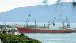 Brod Coral Sea, koji je prevozio banane, među kojima je nakon iskrcaja u mjestu Egion u skladištu na terminalu nađen 51 kg kokaina