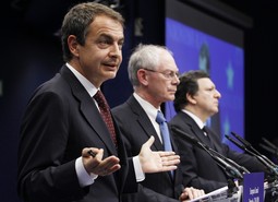 Jose Luis Rodriguez Zapatero, Herman van Rompuy, Jose Manuel Barroso