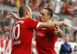 Arjen Robben i Franck Ribery