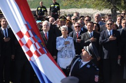 Ivo Josipović, Jadranka Kosor, Vladimir Šeks, Gordan Jandroković, Ljubo Ćesić Rojs, Božidar Kalmeta. Photo: Hrvoje Jelavić/PIXSELL