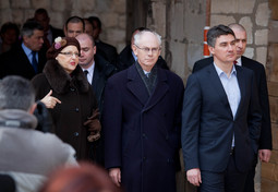 Herman van Rompuy i Zoran Milanović (Foto: Grgo Jelavić/PIXSELL)