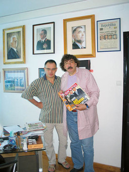 U REDAKCIJI u srpnju 2003. s Nacionalom u kojem je objavljen intervju s Antom Gotovinom
