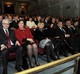 Predsjednici - još aktualni Stjepan Mesić s kćerima i budući Ivo Josipović sa suprugom; prvi slijeva je Mesićev savjetnik Budimir Lončar