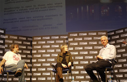 Slavoj Žižek, Amy Goodman i Julian Assange 