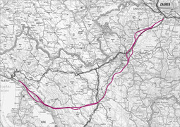 NA NOVOJ TRASI bit će izgrađeno 160 kilometara nove dvokolosiječne pruge; na kojoj će teretni vlakovi moći voziti do 120 km na sat