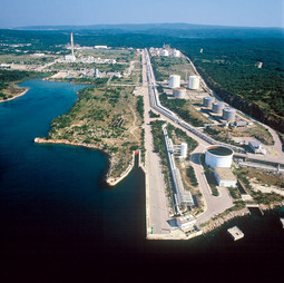 BENEFIT ZA INDUSTRIJU Zemljište pokraj Dine na Krku jedna je od najizglednijih lokacija budućeg LNG terminala; veliku korist imala bi petrokemijska tvrtka Dioki koja bi tako osigurala nabavu sirovina