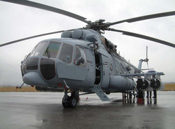 KOSOVO MISSION Croatian helicopters take off for NATO KFOR mission