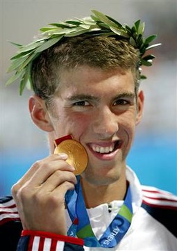 Michael Phelps ukupno je osvojio 16 olimpijskih medalja, od čega 14 zlata