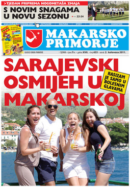 Nova naslovnica Makarskog primorja