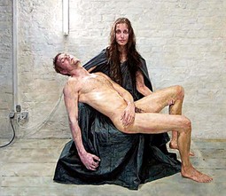 Slika Lovre Artukovića
'Modeli poziraju za Pietu'
izložena je u Berlinu