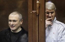 Mihail Hodorkovski i njegov poslovni suradnik Platon Lebedev (Reuters)