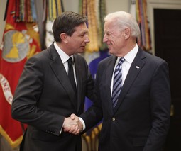 Borut Pahor i Joe Biden (Reuters)