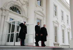 Barack Obama i George Bush