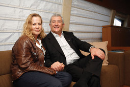 RENATA ŠTROK, koja radi dizajn hotelskih interijera, sa suprugom Goranom na jednoj od luksuznih jahti