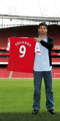 Da Silva 4,6 mil. € Eduardo Da Silva prelaskom u londonski Arsenal dobio je najveći dio ukupne svote od 11,5 milijuna eura