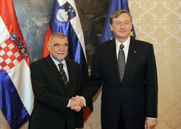 Stjepan Mesić i Danilo Tuerk