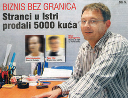 MIHAIL MOŠNOGORSKIJ našao se početkom lipnja u novinama u središtu teme o prodaji kuća u Istri