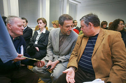 MILAN BANDIĆ najavio je važan govor, ali je otišao sa sjednice nakon sat vremena; u društvu s Matom Arlovićem