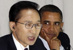 Lee Myung Bak i Barack Obama (Reuters)