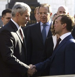 Srpski i ruski predsjednici, Boris Tadić i Dmitrij Medvedev