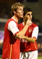 Arsenalovi igraći Aleksandr Hleb i Francesc Fabergas