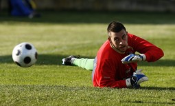 Stipe Pletikosa, vratar hrvatske nogometne reprezentacije, trenutno igra u moskovskom Spartaku