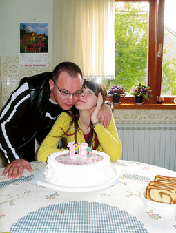 Ivo i Sara Pukanić na proslavi njenog 16. rođendana