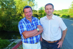 Vladimir Mukusev s Nacionalovim novinarom