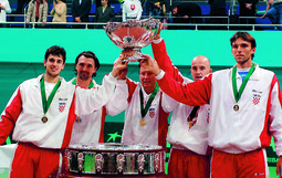 Mario Ančić, Goran Ivanišević, Nikola Pilić, Ivan Ljubičić i Ivo Karlović  