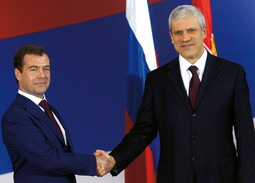 BORIS TADIĆ, predsjednik Srbije, sastao se u ponedjeljak u Beogradu s Medvjedevom