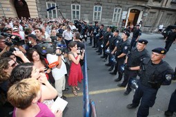 Prosvjed u centru Zagreba 19. srpnja prošle godine